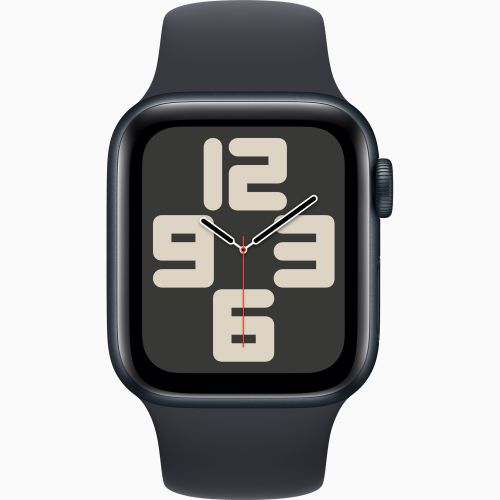 Apple Watch SE 2024 GPS 44mm Midnight Aluminium Case with Midnight Sport Band (Чёрные) MRTX3LL/A