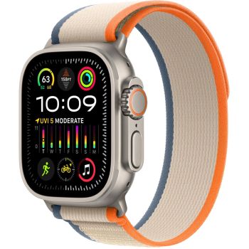 Apple Watch Ultra 2 GPS + Cellular 49mm Titanium Case with Orange/Beige Trail Loop (Оранжевый/Бежевый)