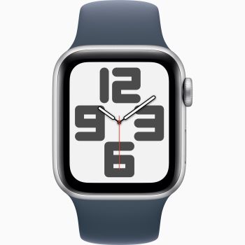 Смарт-часы Apple Watch SE (2024) 40mm Silver Aluminium Case with Denim Sport Band M/L (MXED3)
