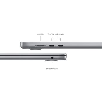 Apple MacBook Air 15.3 2024 Space Gray (Apple M3 8-core CPU, 10-core GPU, 512GB, 8GB) MRYN3