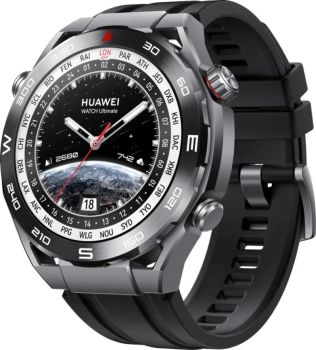 Смарт-часы Huawei Watch Ultimate 48mm Black/HNBR Strap