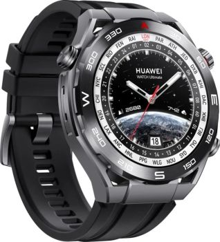Смарт-часы Huawei Watch Ultimate 48mm Black/HNBR Strap